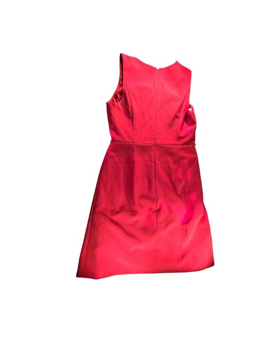 Sleeveless Dress Red Size 10 career office lined white house black market - Picture 3 of 12